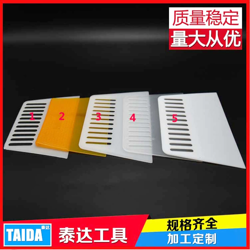 Различные цвета пластиковый скребок полупрозрачный пластиковый скребок нож для чистки стеклянных стен серийный нож Шпаклевка нож