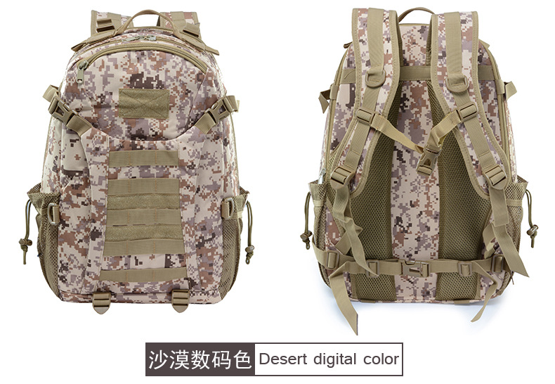 Mochila táctica multifuncional de ciclismo al aire libre, mochila de viaje ligera de gran capacidad, mochila de almacenamiento de computadora para hombres