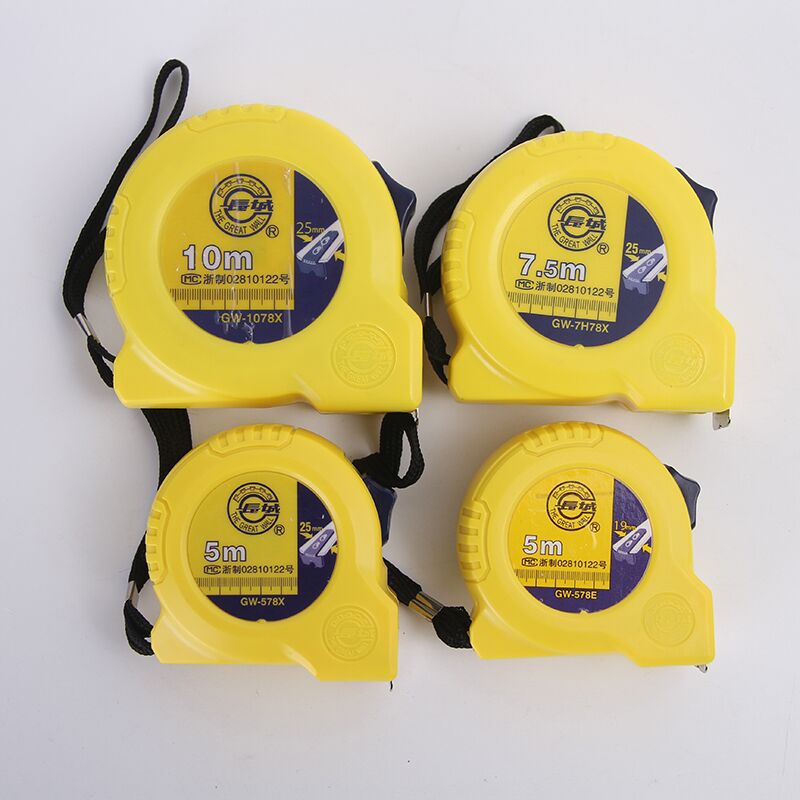 宁波长城卷尺78系列3米 5米 7.5米 10米公制测量长城精工卷尺批发