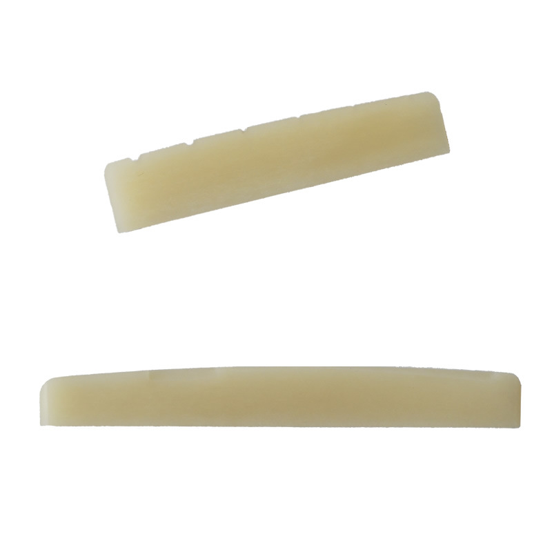 Hueso de buey natural Camel hueso piano almohada puente folk guitarra cuerda almohada ukulele adecuado para Martin estilo