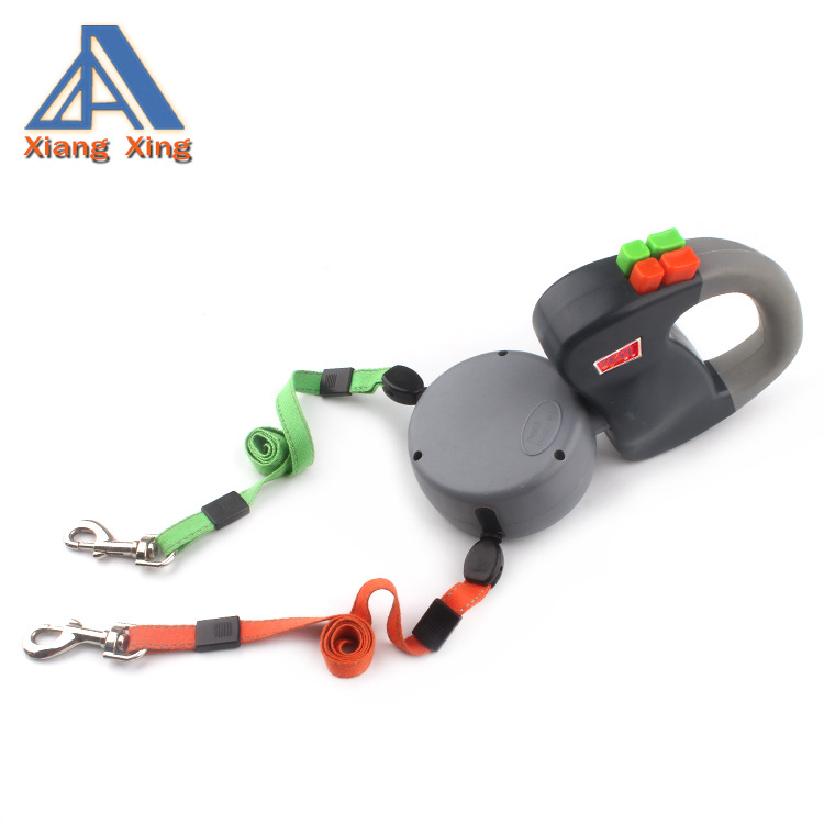 Laisse pour chien rétractable automatique à double crochet de 3 m de long, avec livraison stable à long terme_voghion.com