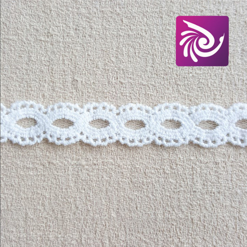 1.5CM 网布绣花花边 时尚女装童装花边 DIY家纺辅料 大量现货供应