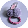 Cute three dimensional plush rabbit, demi-season hairgrip, children's hair rope, hair accessory, Korean style