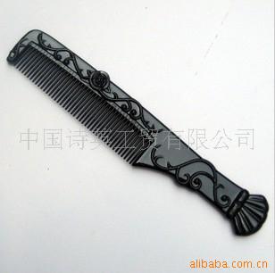 the republic of korea Retro Foreign trade comb Magic Comb America comb Blackcomb Rose Micro Flower Comb wholesale