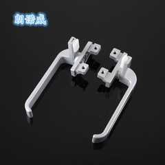 Thickened 38-type aluminum alloy window handle, 50-type flat aluminum window sash, color aluminum door and window handle, 7-word handle, single-point lock