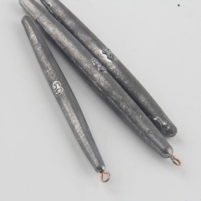 釣魚配件長條 鉛墜遠投防挂 筆形圓柱足克鉛墜 批發