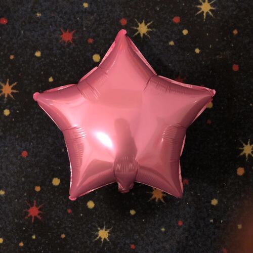 18-inch five-pointed star single color aluminum film balloon birthday wedding holiday party event decoration supplies light version balloon