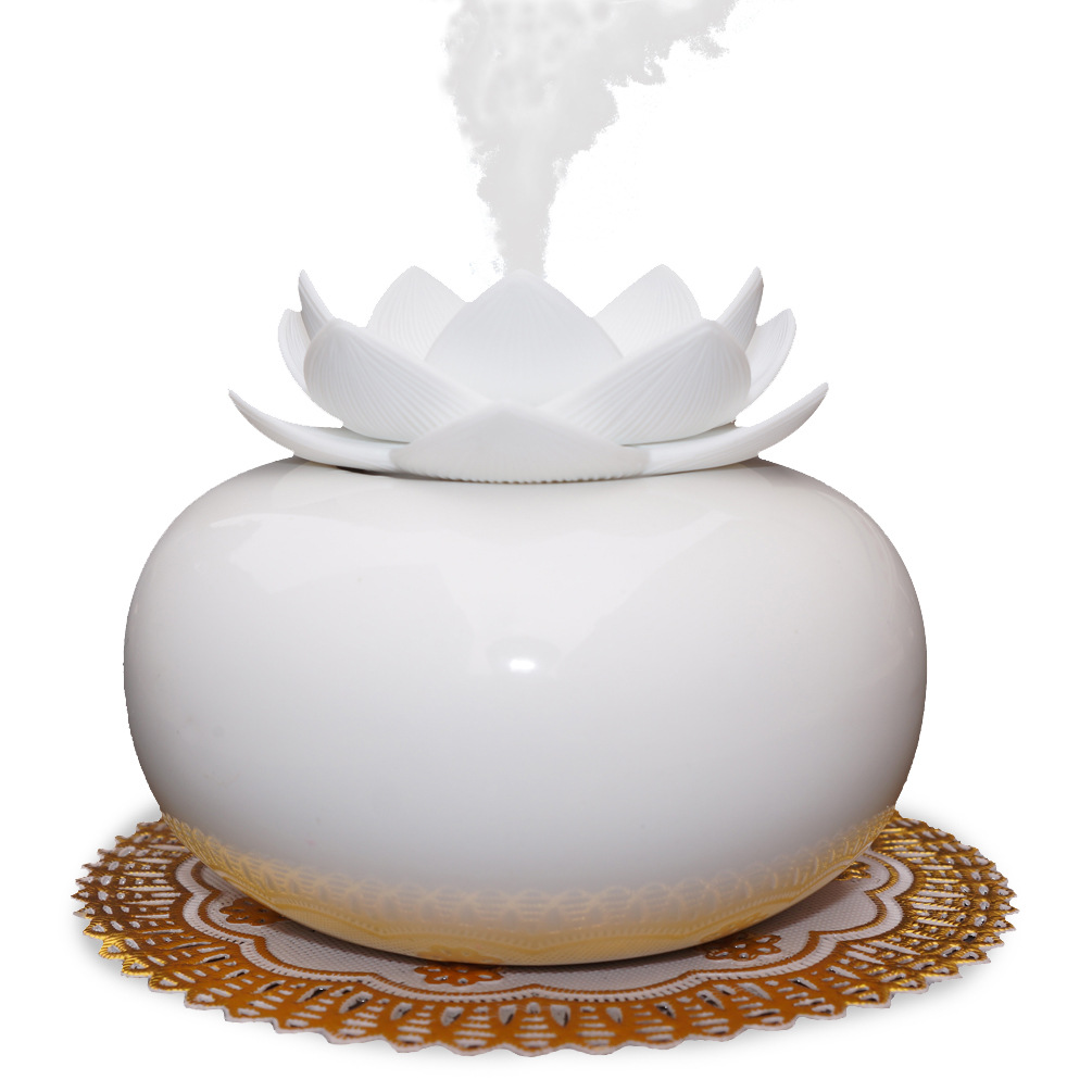 (Cross-border trading), white minimalistic ultrasonic aroma diffuser, oil, humidifier for hotel, new collection, Birthday gift 5