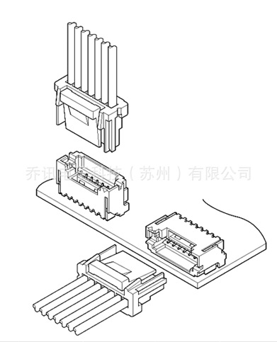 JST����������S04B-ZESK-2D(LF)(SN) ���ζ���4pin������