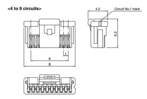 JSTѹ�Ŷ��� NSHR-06V-S��ɫ���� 6pin���� �߶԰������� ����