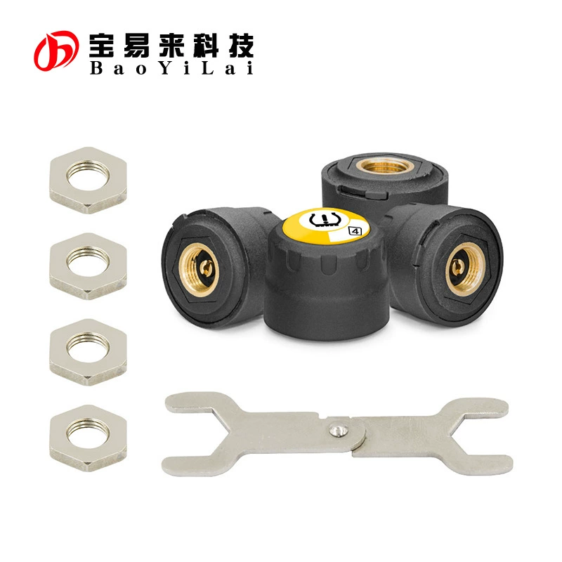 Внешний датчик контроля давления в шинах Bluetooth 4.0 BLE с низким энергопотреблением поддерживает телефоны Android и Apple.