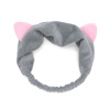 Flannel hairgrip with bow, headband for face washing, hair accessory, Korean style, wholesale