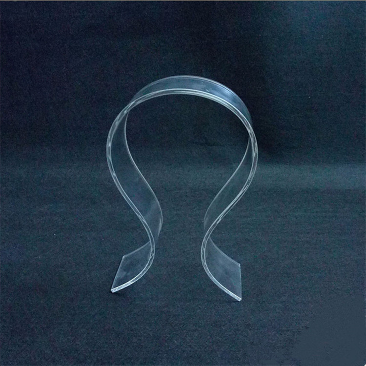 厂家现货有机玻璃耳机展示架亚克力耳机展示架热弯亚克力耳机架