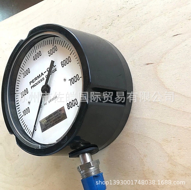 美国PERMA-CAL品牌仪表121T1D21A23型通过PED认证原装压力表