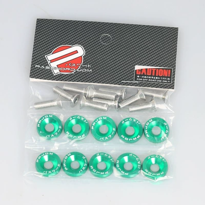 plate washer Fender license — Other Car Modifications - green