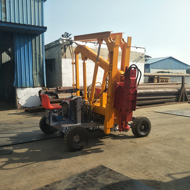 公路护栏冲击式钻机 乡村公路护栏冲击式钻机 公路护栏冲击式钻机