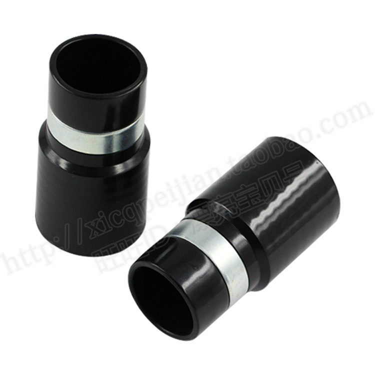 Accesorios de limpiador de polvo de aluminio de aluminio Junta de manguera Junta central Tubo roscado Conector de pared Diámetro interno general 32mm