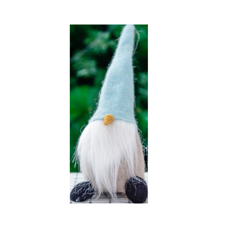 Nueva Navidad fieltro de lana muñeco nieve muñeca regalo los Niños Accesorios fotografía decoración escritorio la ventana