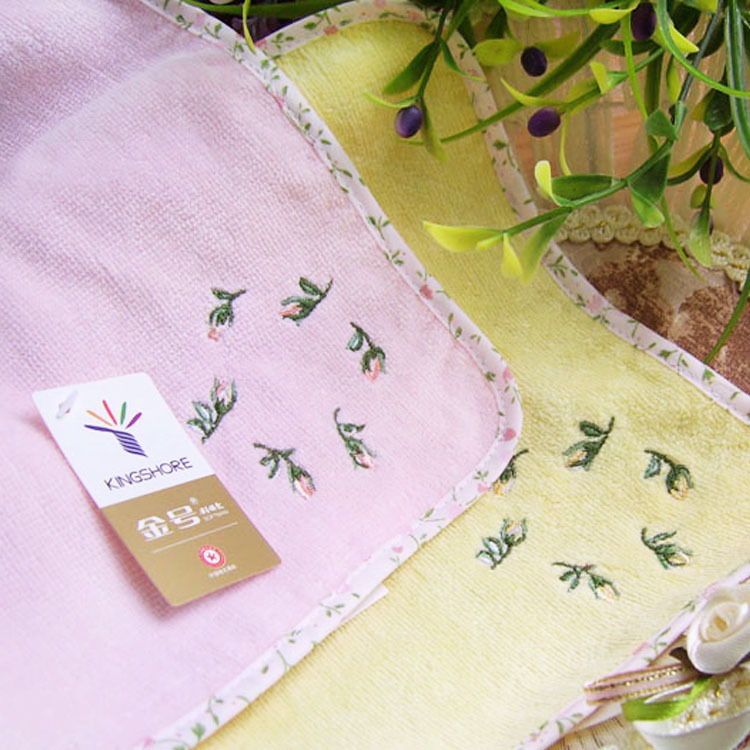 Gold cotton towel cotton face towel wholesale discount plain woven cut embroidered towel small square S4629H Gold cotton towel cotton face towel wholesale discount plain woven cut embroidered towel small square S4629H