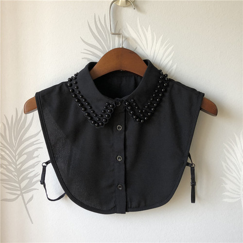 Manufacturer supplies factory specializing in the production of fake collars, beaded fake collars, elegant beaded pearl fake collars