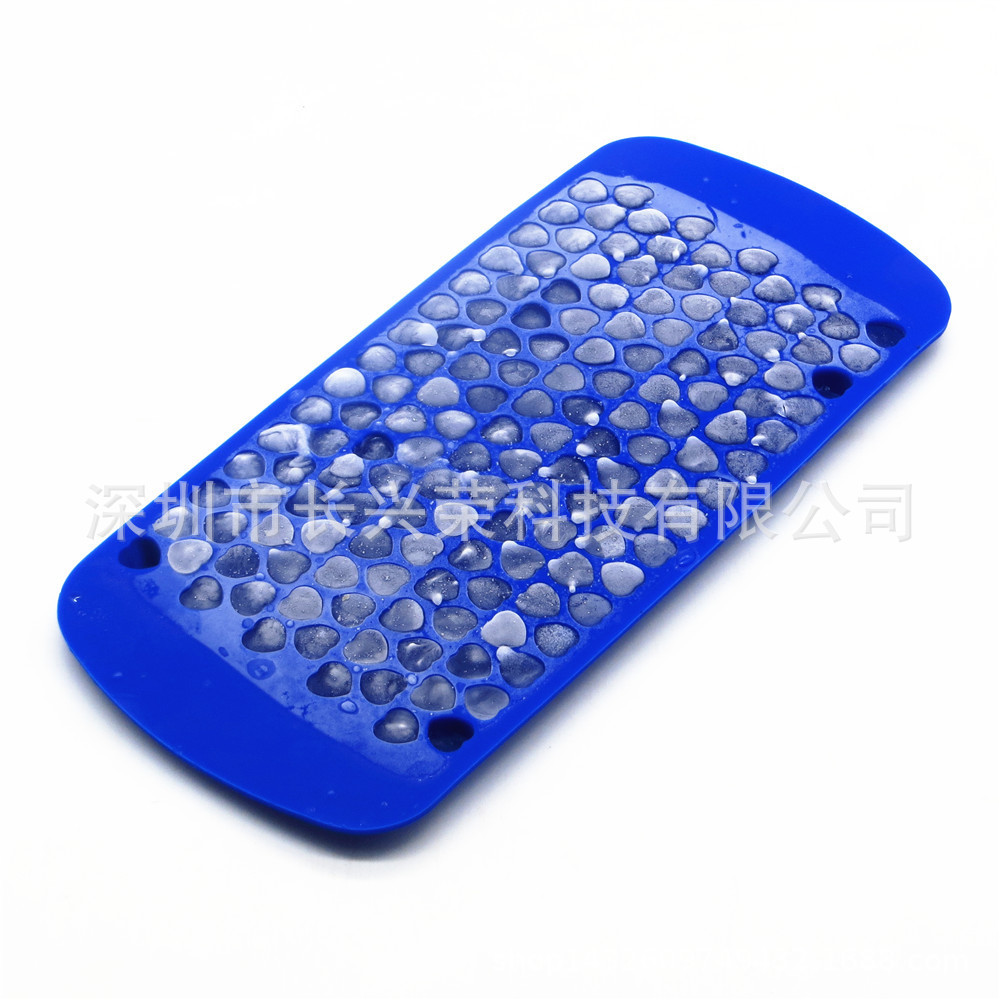 新款150格爱心冰粒模 硅胶迷你150格心形冰格 150格硅胶冰格模具