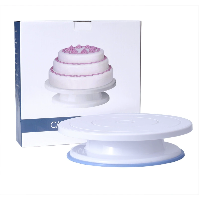 Cake turntable cake turntable with non -slip mounting table cake table cake decorative decorative turntable box packaging