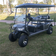 精航新品新能源鋰電池低速六座全地形越野款式電動四輪高爾夫球車