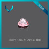 Crystal, red gemstone, hydrolate heart-shaped heart shaped