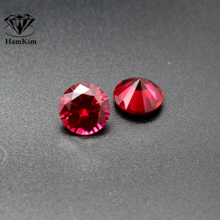 5#5 5 5 5 3.0 мм-18 мм синтетический рубин Ruby5#Глубокий розовый красный-устойчивый к высокой температуре искусственный камень
