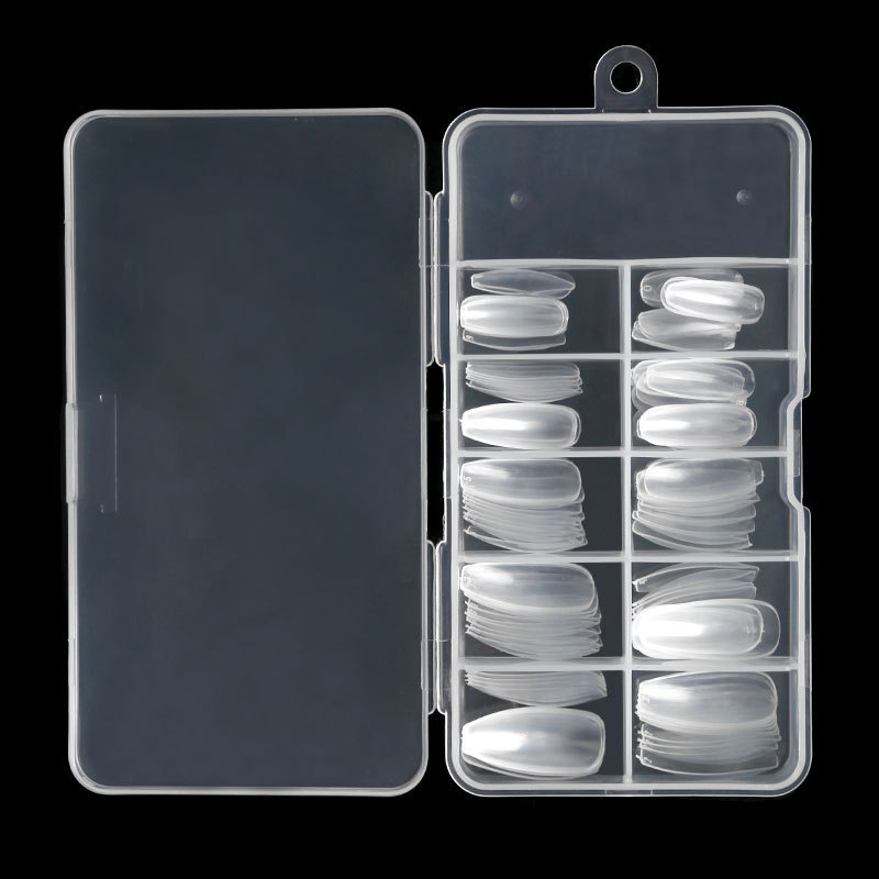 Manicure Ballet Nails Durable Pointed Nails Manicure Full Set Natural Color Fake Nails 100 Pieces Boxed