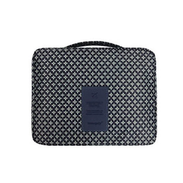 Blue cosmetic bag