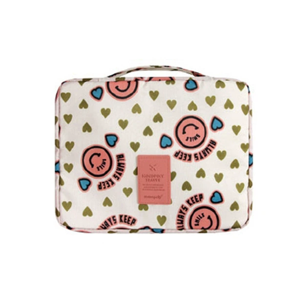 Fuchsia cosmetic bag