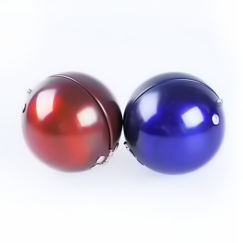 东莞源头厂家直销球形铁盒圆形马口铁盒饰品卡片礼品包装迷你铁盒