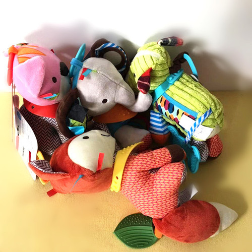 Children's plush toys ins new cartoon animal plush dolls washable baby animal dolls seven types