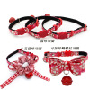 Japanese soft comfortable safe choker with bow with clasp