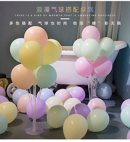 10 inch 2.2g macaron color latex balloon wedding room decoration party wedding decoration wedding balloon