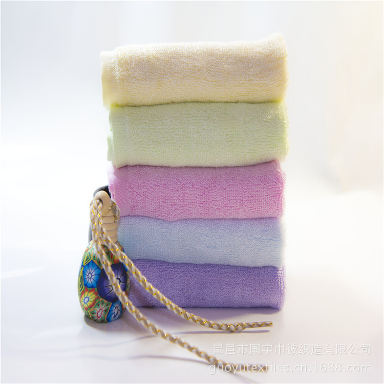 Thickened Bamboo Fiber Square Towel 32g Children's Saliva Wiping Sweat Absorbing Bath Towel Small Towel Face Towel