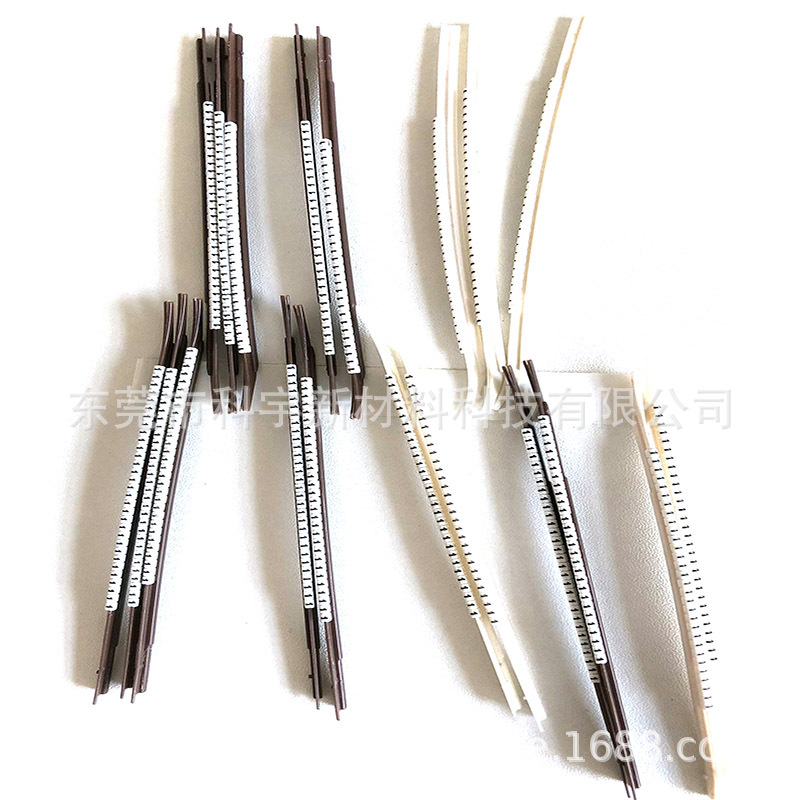 批发光纤卡扣号码环 开口式卡扣号码管 光纤标识管 线缆标志环