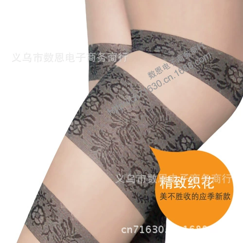 Beileisi 2118 silicon glue sex stockings lace lace flower fashionable stockings
