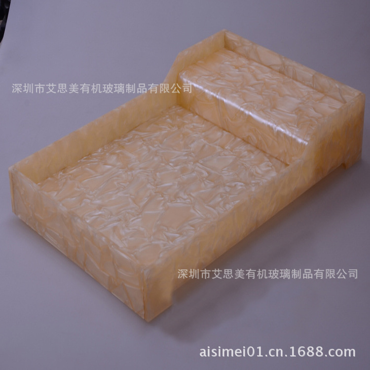 亚克力制品 托盘 置物盘  亚克力酒店玉石托盘生产工厂