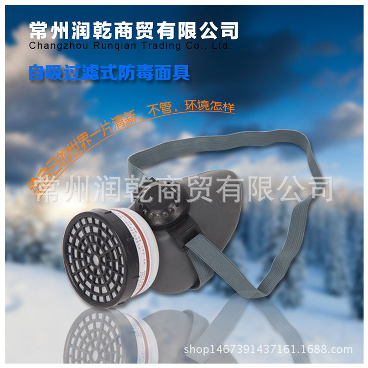 厂家直销 防毒口罩 防甲醛 苯喷漆化工农药口罩 欢迎咨询
