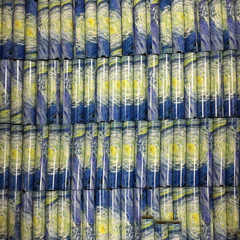 【】金属笔杆热转印不绣钢圆管滚印水贴水转印贴纸加工烫金圆柱