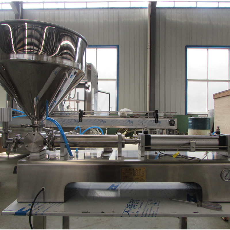 定制 半自动单头膏体灌装机 辣椒酱甜面酱果酱半自动灌装机