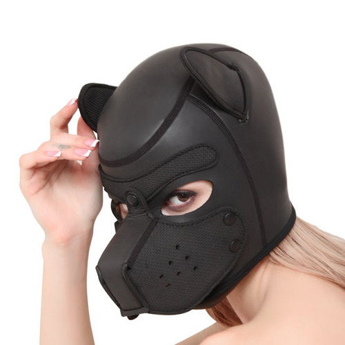 Factory direct sales foreign trade export headgear new dog headgear nightclub performance K9 sexy mask leaking air