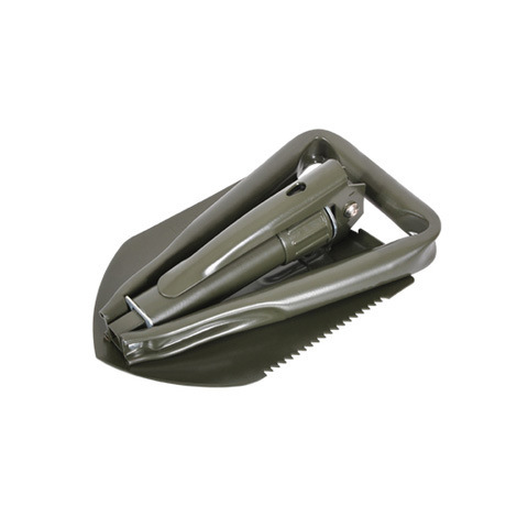 24-inch outdoor camping digging tool folding three-fold shovel engineer shovel (large size) wholesale