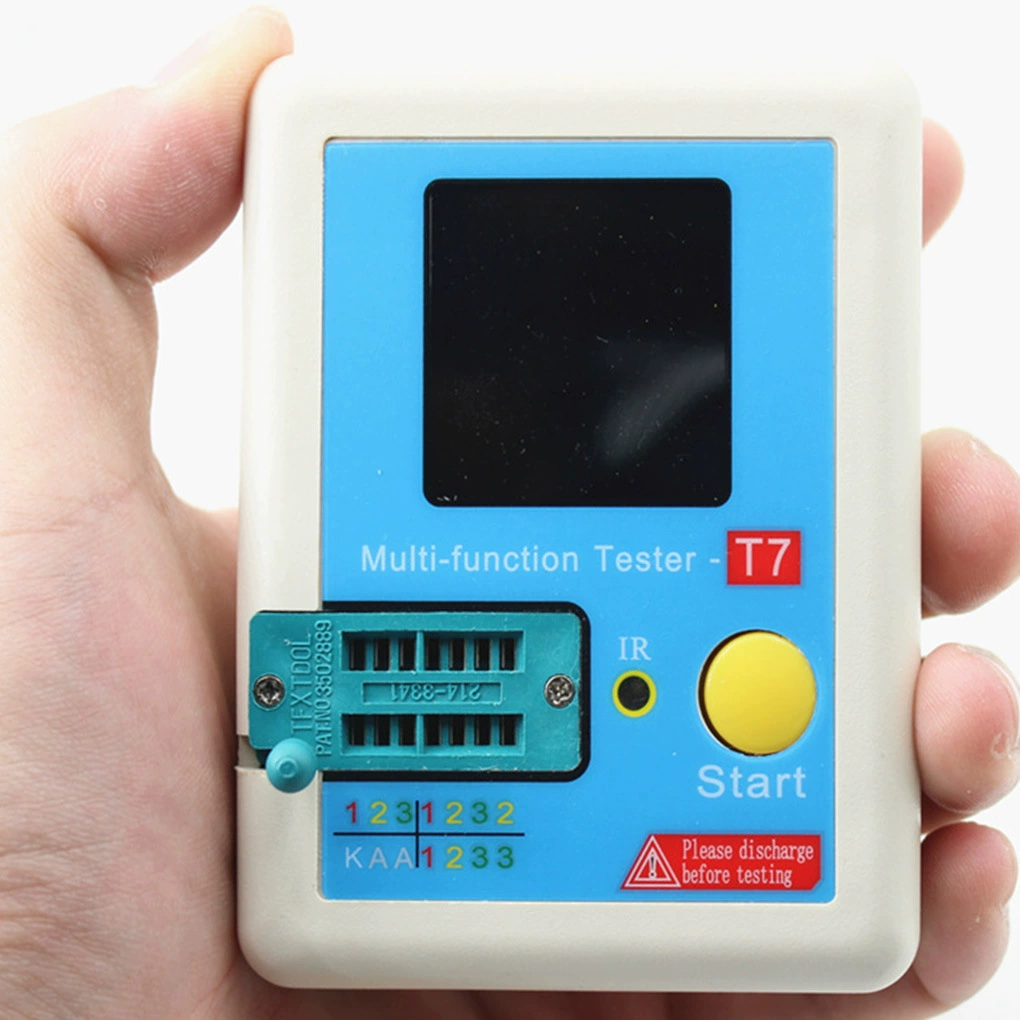 Тестер графического дисплея полного цвета тестера транзистора LCR-T7 высокоскоростной Многофункциональный