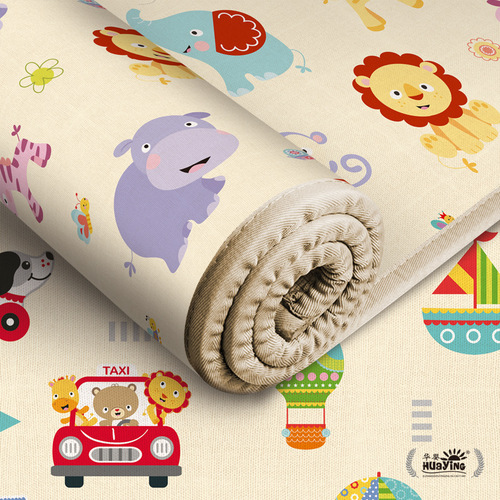 New Huaying infant household odorless and dirt-resistant roll-packed waterproof and anti-fall thickened crawling mat children's play mat