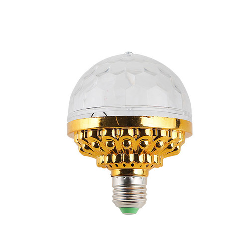 Cross-border LED gold six-bead rainbow rotating atmosphere string magic ball DJ dance stage light manufacturer wholesale