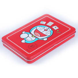 厂家直销长方形可爱卡通纸卡包装马口铁盒游戏玩具礼品包装铁盒厂