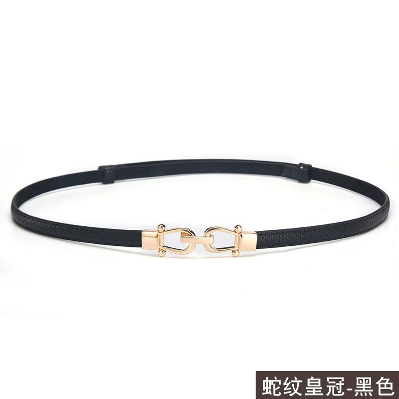 Leather universal fashionable belt, genuine leather, Korean style